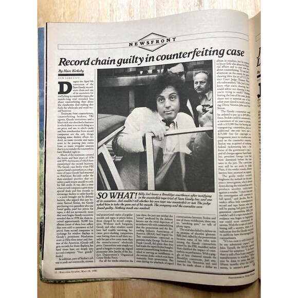 Rolling Stone Magazine No. 344 • Susan Sarandon • May 1981 • Elvis Presley - Picture 5 of 9
